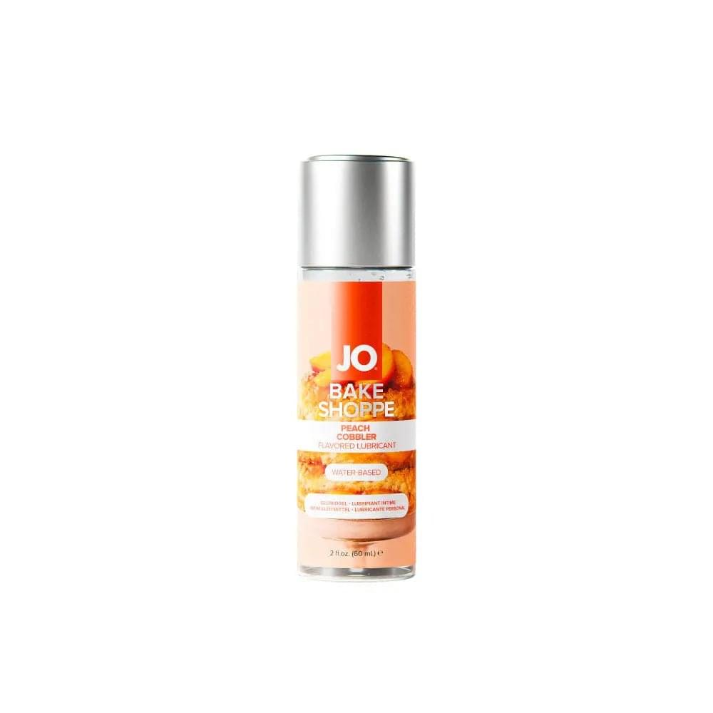 JO Bake Shoppe - Peach Cobbler - Peach Cobbler Flavoured Water Based Lubricant - 60 ml Bottle JO Discreet Intimate Essentials.