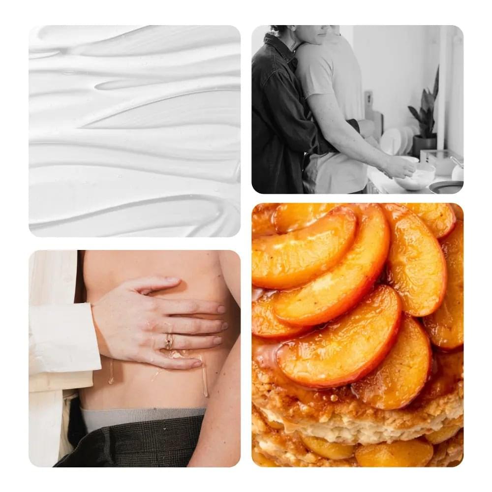 JO Bake Shoppe - Peach Cobbler - Peach Cobbler Flavoured Water Based Lubricant - 60 ml Bottle JO Discreet Intimate Essentials.