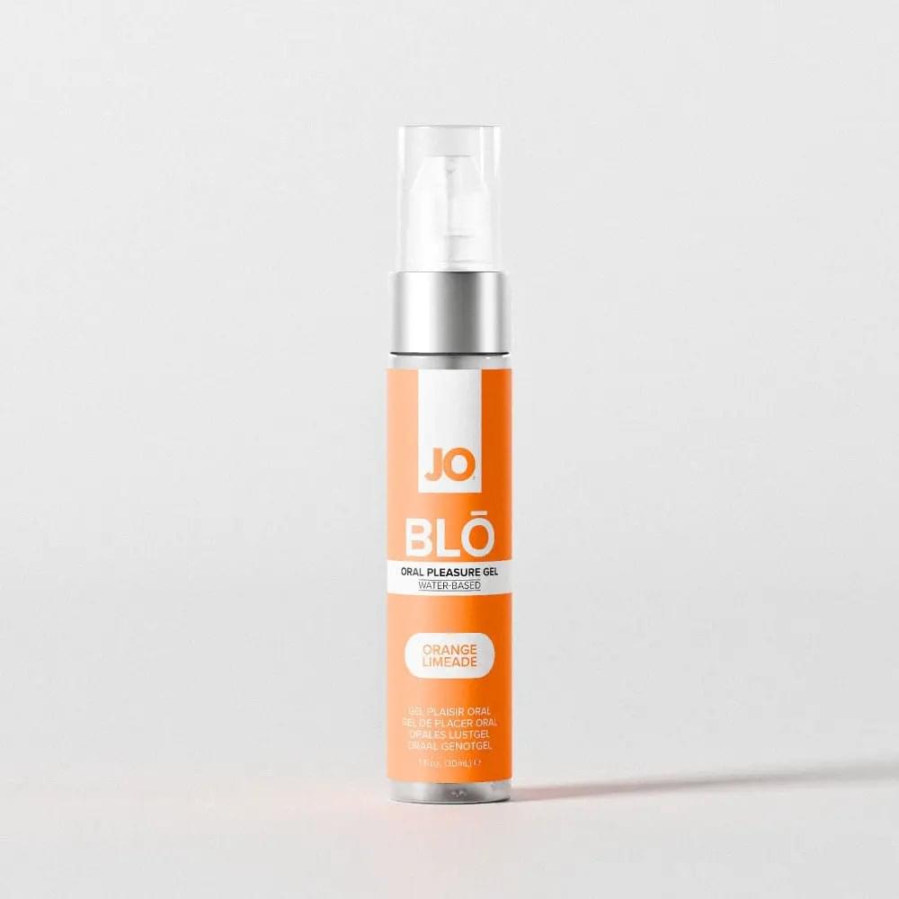 JO Blo Orange Limeade - Orange Limeade Flavoured Oral Pleasure Gel - 30 ml Bottle JO Discreet Intimate Essentials.