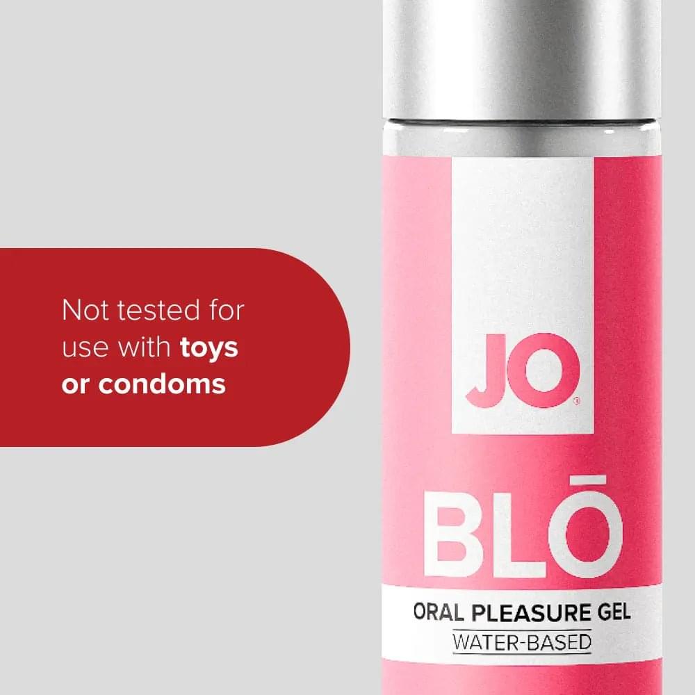 JO Blo Strawberry Lemonade - Strawberry Lemonade Flavoured Oral Pleasure Gel - 30 ml Bottle JO Discreet Intimate Essentials.