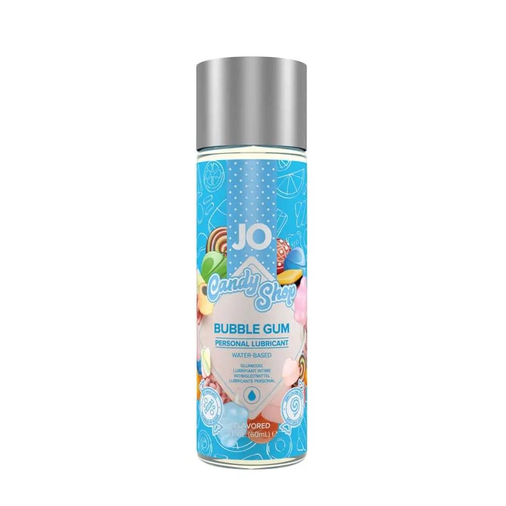 JO Candy Shop Bubblegum Lube - 60 mL - Bubblegum Flavoured Water Based Lubricant - 60 ml Bottle JO Discreet Intimate Essentials.