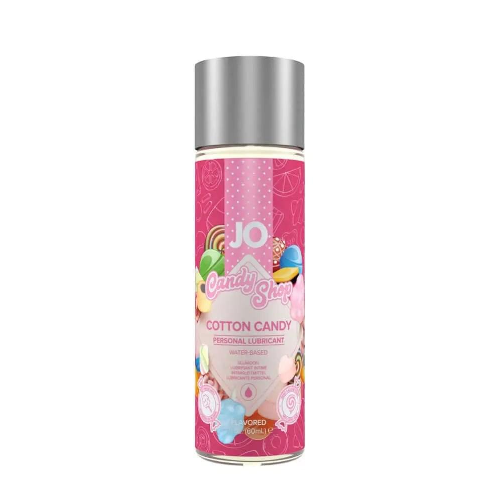 JO Candy Shop Cotton Candy Lube - 60 mL - Cotton Candy Flavoured Water Based Lubricant - 60 ml Bottle JO Discreet Intimate Essentials.