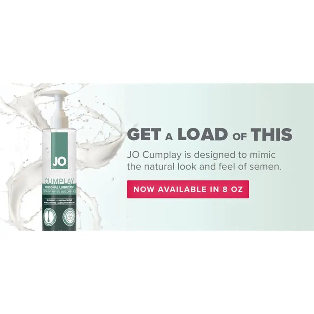 Shop affordable quality JO Cumplay Lube - 240 mL - Cum Style Lubricant - 240 ml Pump Bottle - Discreet Intimate Essentials - LOTIONS & LUBES - JO