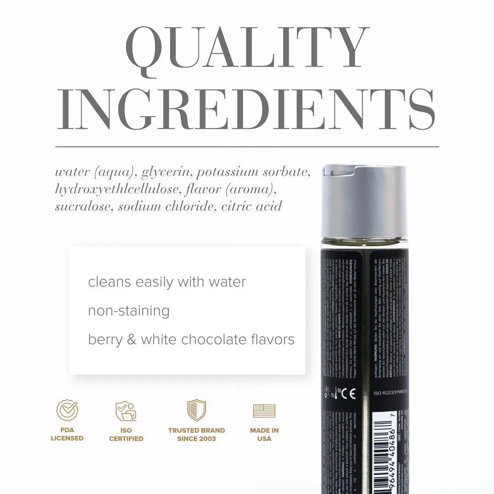 Shop affordable quality JO Gelato White Chocolate Raspberry Lube - 120 mL - White Chocolate Raspberry Flavoured Water Based Lubricant - 120 ml Bottle - Discreet Intimate Essentials - LOTIONS & LUBES - JO