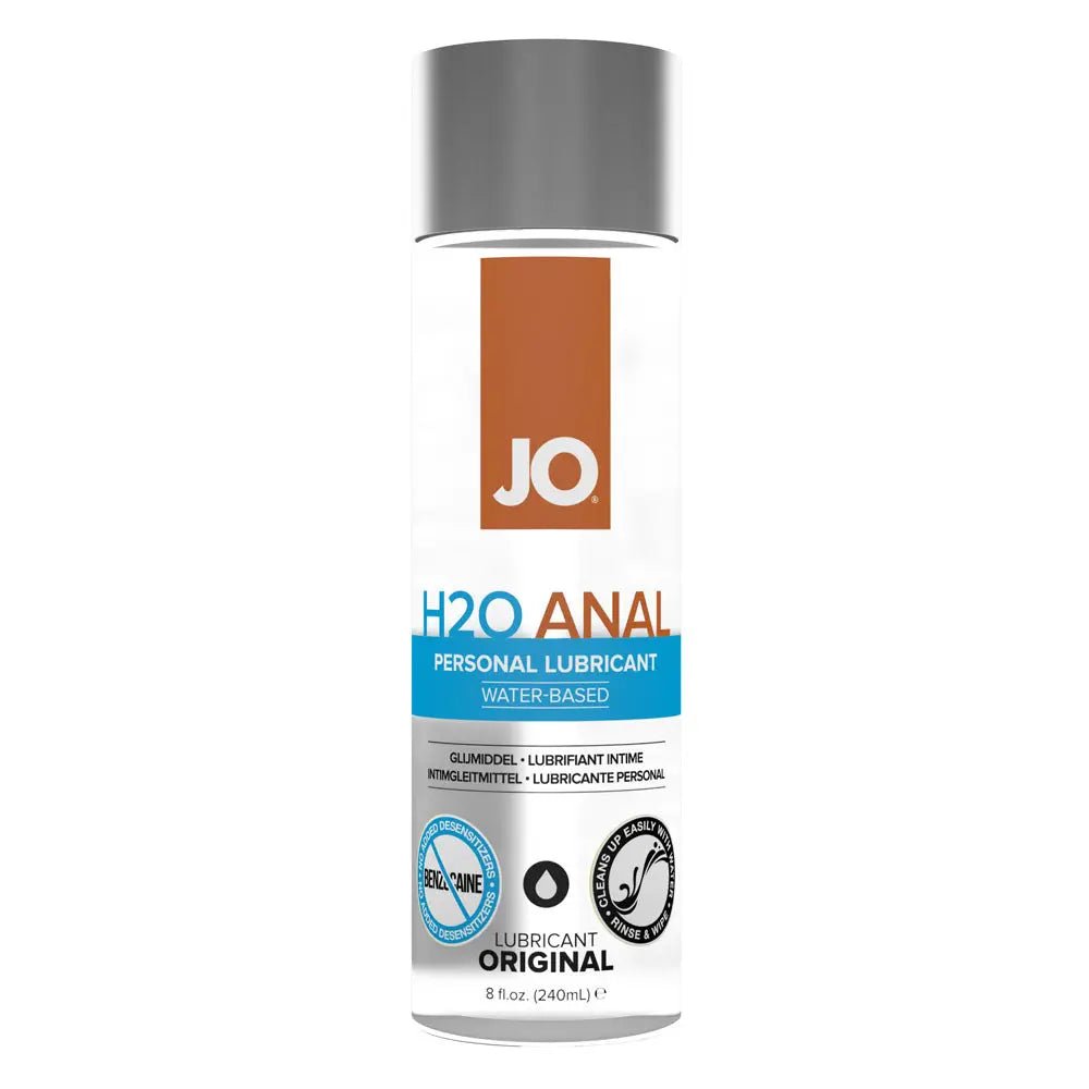 Shop affordable quality JO H2O Anal Lube - 240 mL - Water Based Anal Lubricant - 240 ml Bottle - Discreet Intimate Essentials - LOTIONS & LUBES - JO