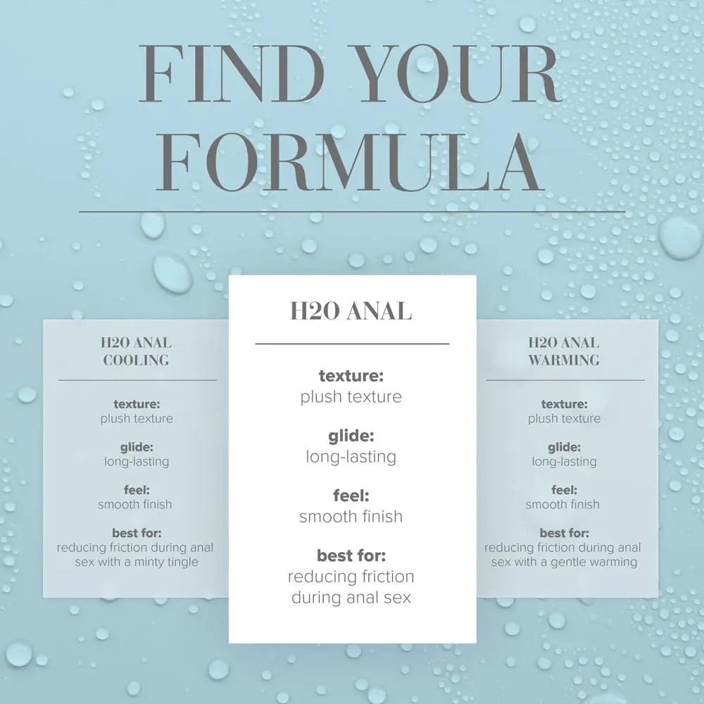 JO H2O Anal Lube - 240 mL - Water Based Anal Lubricant - 240 ml Bottle JO Discreet Intimate Essentials.