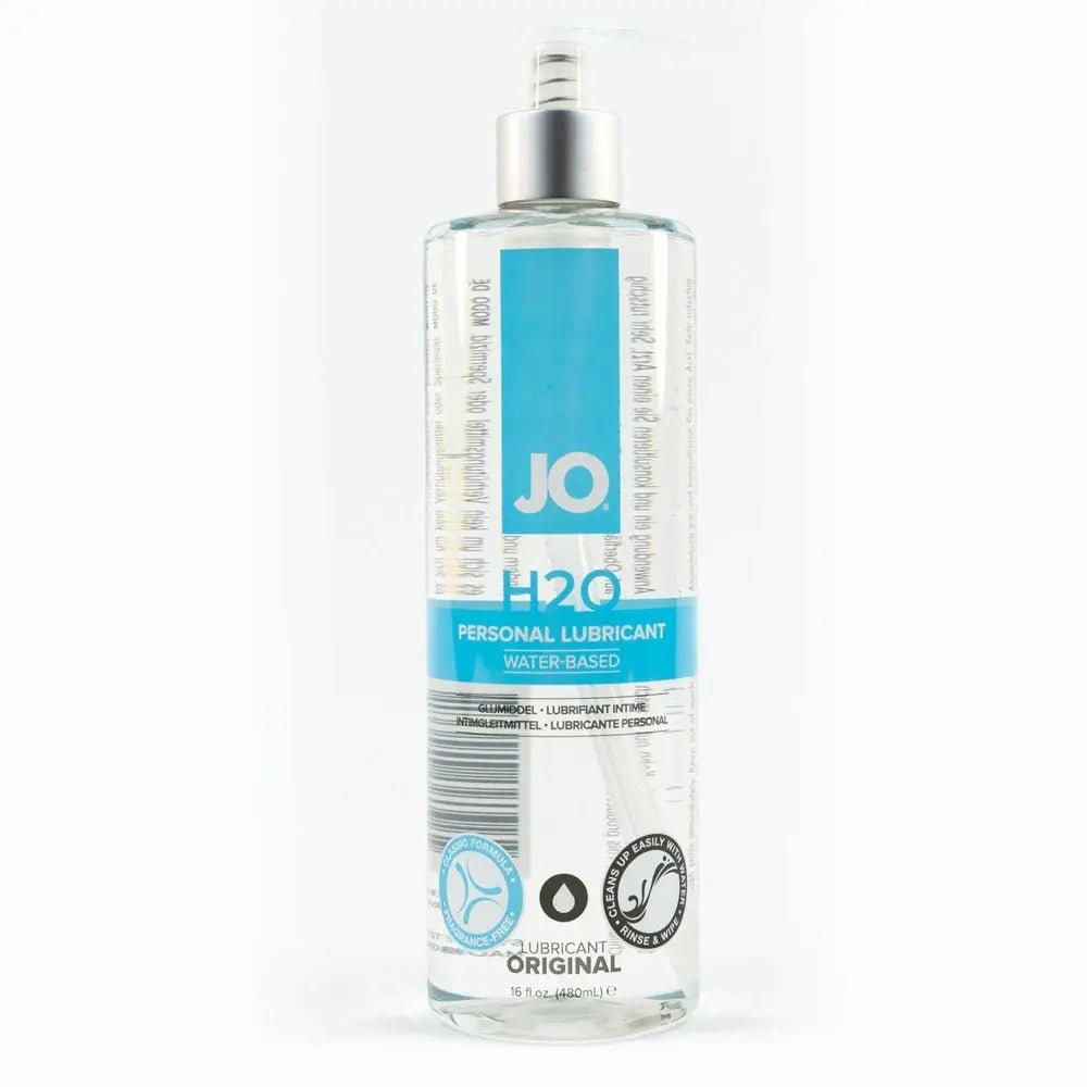 JO H2O Original Lube - 480 mL - Water Based Lubricant - 480 ml Bottle JO Discreet Intimate Essentials.