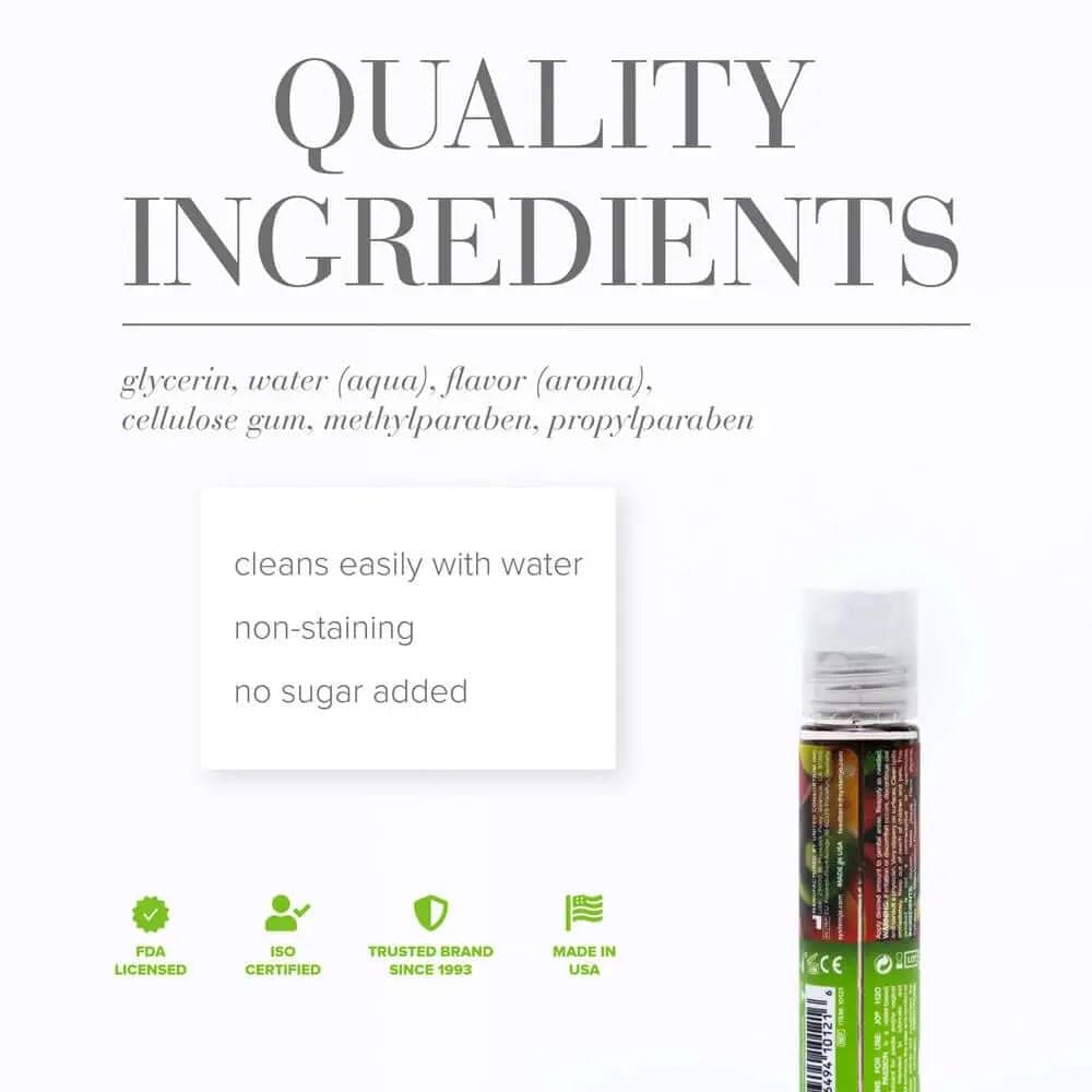 JO H2O Tropical Passion Lube - 30 mL - Tropical Flavoured Water Based Lubricant - 30 ml Bottle JO Discreet Intimate Essentials.