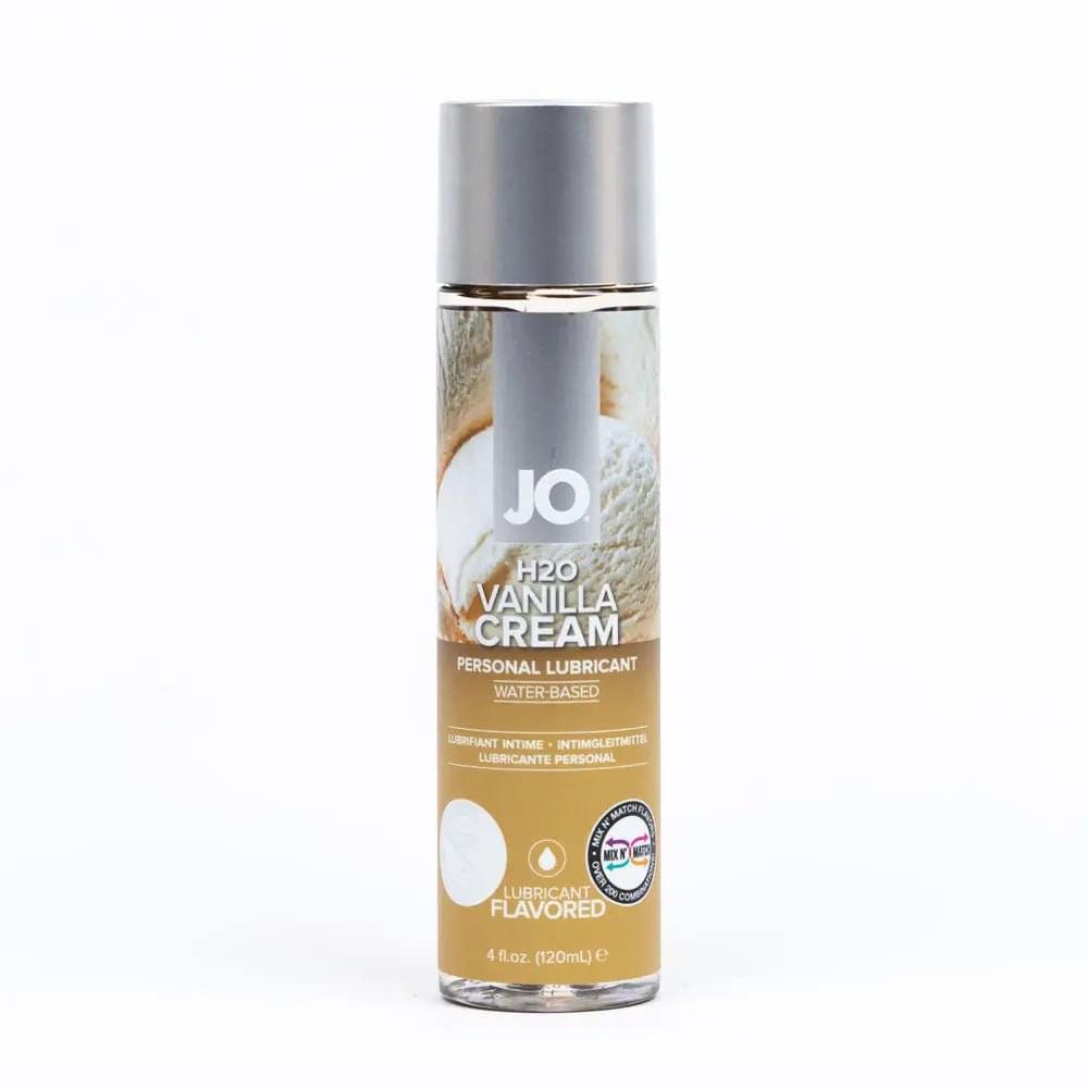 JO H2O Vanilla Cream Lube - 120 mL - Vanilla Flavoured Water Based Lubricant - 120 ml Bottle JO Discreet Intimate Essentials.
