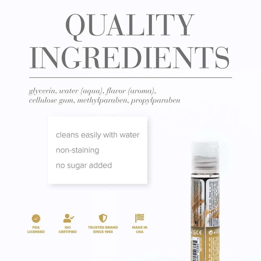 JO H2O Vanilla Cream Lube - 30 mL - Vanilla Flavoured Water Based Lubricant - 30 ml Bottle JO Discreet Intimate Essentials.
