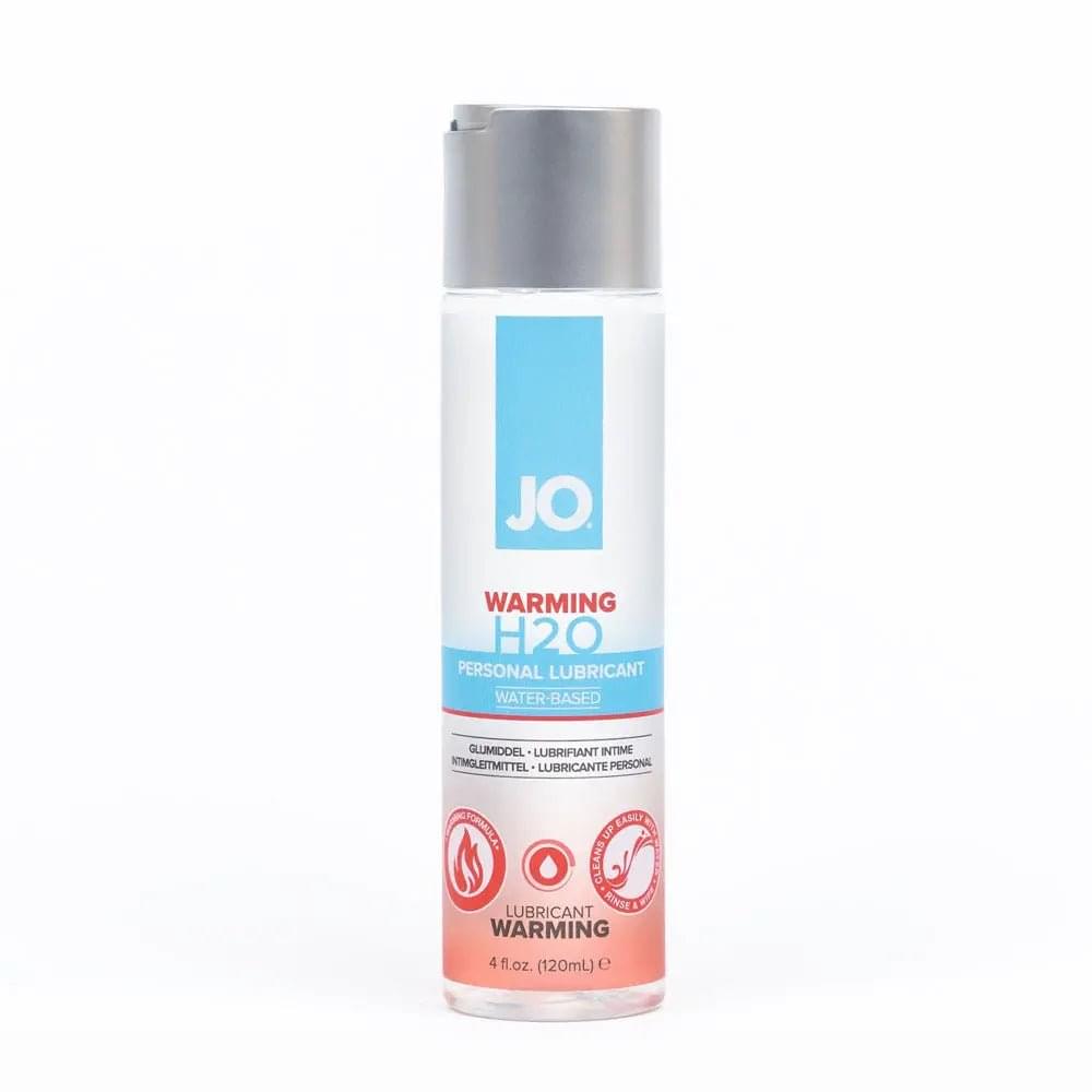 JO H2O Warming Lube - 120 mL - Water Based Warming Lubricant - 120 ml Bottle JO Discreet Intimate Essentials.
