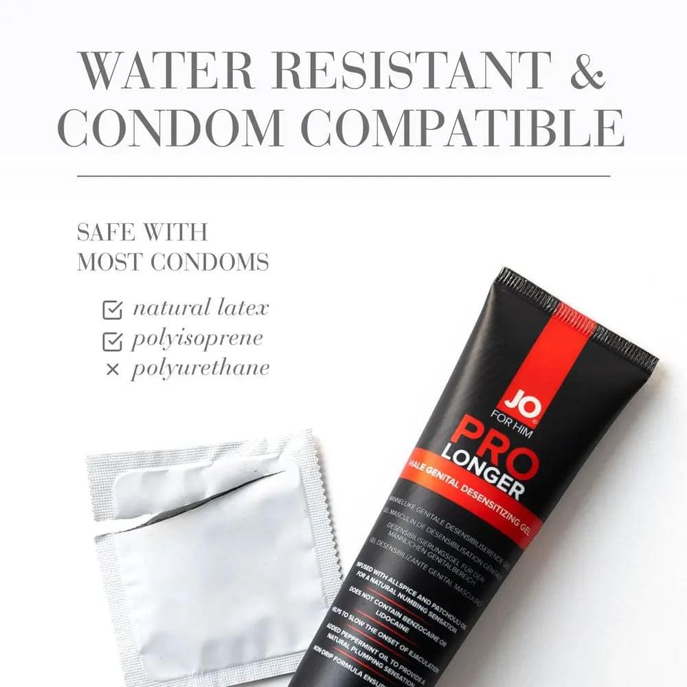 JO Prolonger Gel - 60 mL - Penis Desensitising Gel - 60 ml Tube JO Discreet Intimate Essentials.