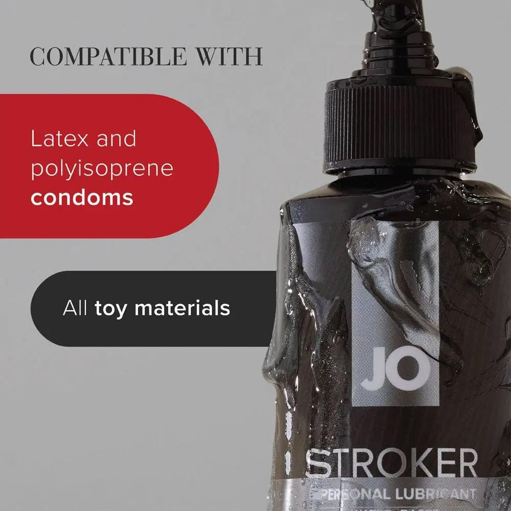 JO Stroker Lube - 240ml - Water Based Stroker Lubricant - 240 ml Bottle JO Discreet Intimate Essentials.