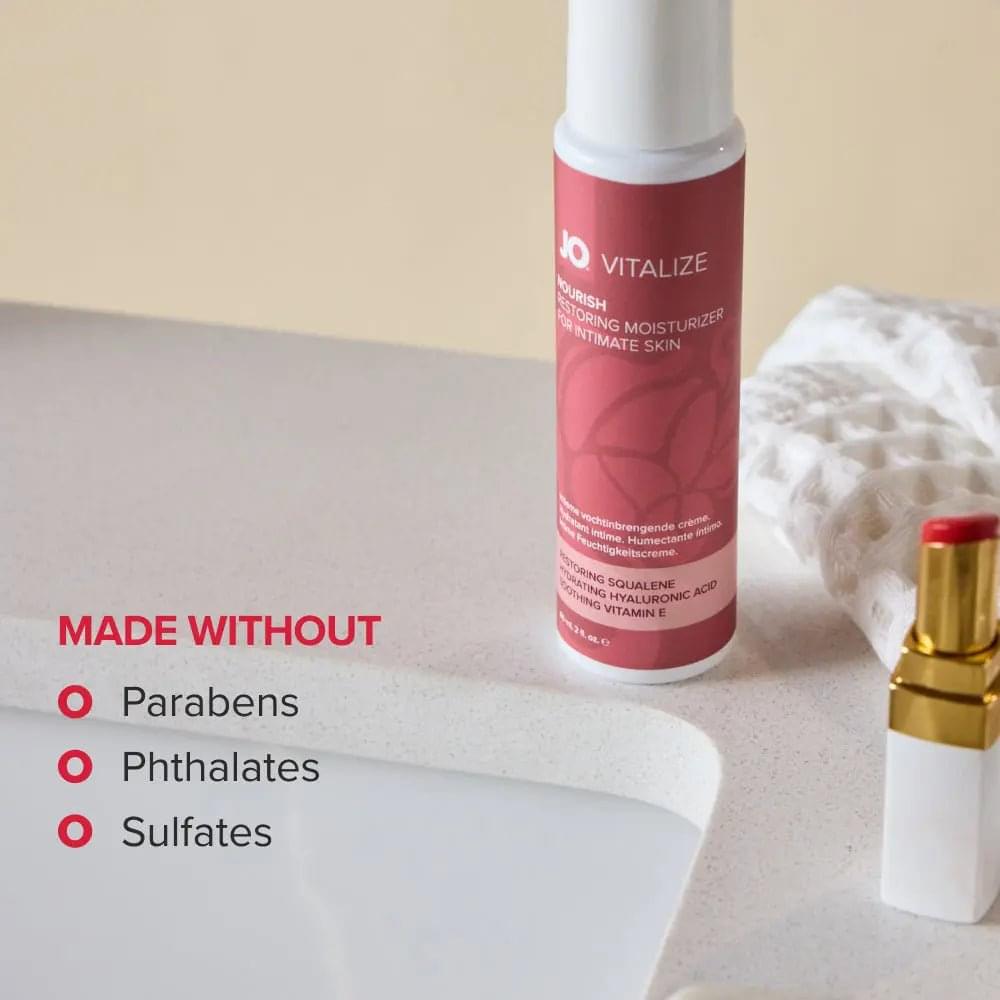 JO Vitalize - Nourish Restoring Moisturiser - 60 ml Bottle JO Discreet Intimate Essentials.