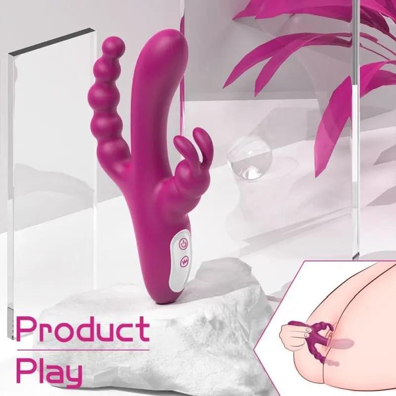 Joker Triple Ecstasy Vibrator S-Hande Discreet Intimate Essentials.
