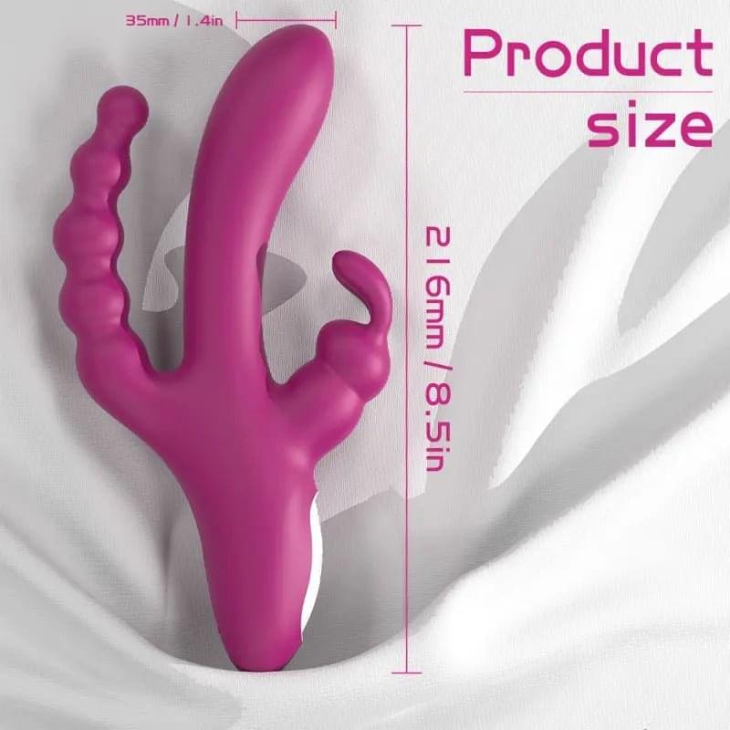 Joker Triple Ecstasy Vibrator S-Hande Discreet Intimate Essentials.