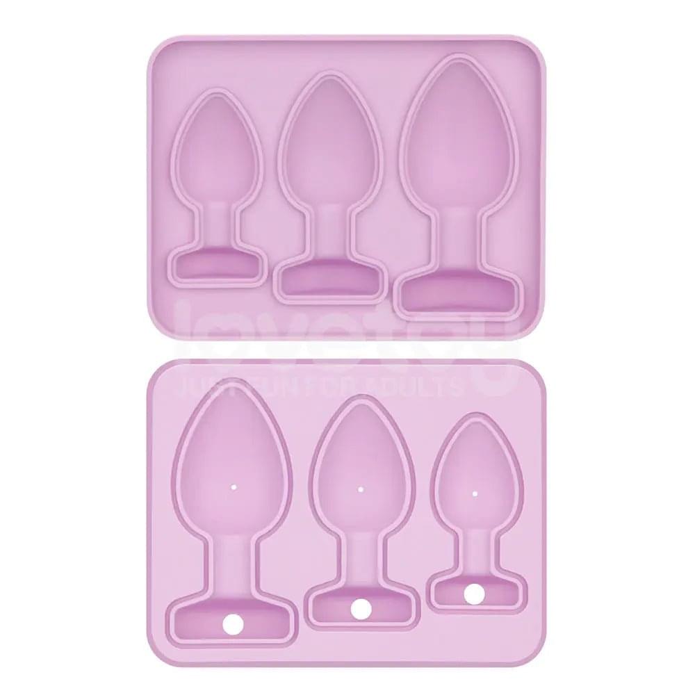 Jokes & Parties Butt Plug Silicone Ice Tray - Novelty Ice Tray Lovetoy Discreet Intimate Essentials.