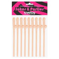 Jokes & Parties Original Willy Straws -  Dicky Straws - Set of 9 Lovetoy Discreet Intimate Essentials.