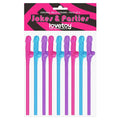 Shop affordable quality Jokes & Parties Original Willy Straws - Dicky Straws - Set of 9 - Discreet Intimate Essentials - NOVELTIES - Lovetoy