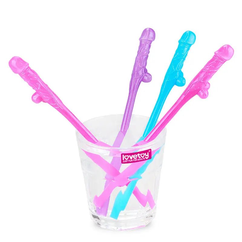 Shop affordable quality Jokes & Parties Original Willy Straws - Dicky Straws - Set of 9 - Discreet Intimate Essentials - NOVELTIES - Lovetoy