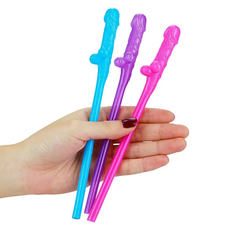 Shop affordable quality Jokes & Parties Original Willy Straws - Dicky Straws - Set of 9 - Discreet Intimate Essentials - NOVELTIES - Lovetoy