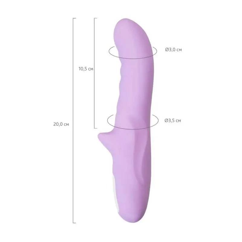 JOS Merry Gor Rotating Shaft Vibrator Violet JOS Discreet Intimate Essentials.