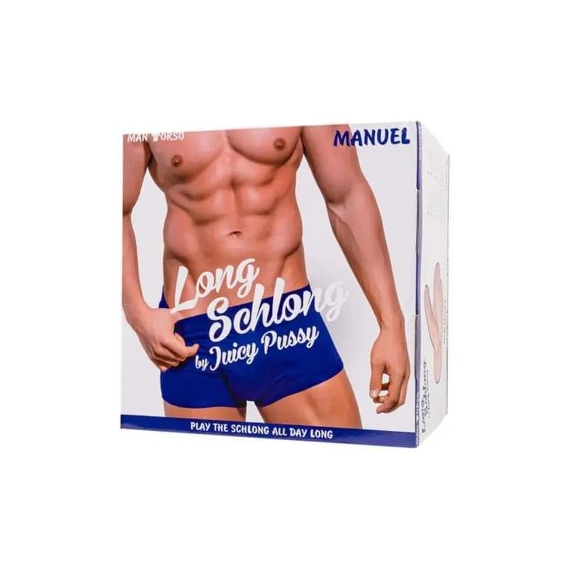 Juicy Long Schlong Manuel - Penis, Anal and Balls Torso Juicy Discreet Intimate Essentials.