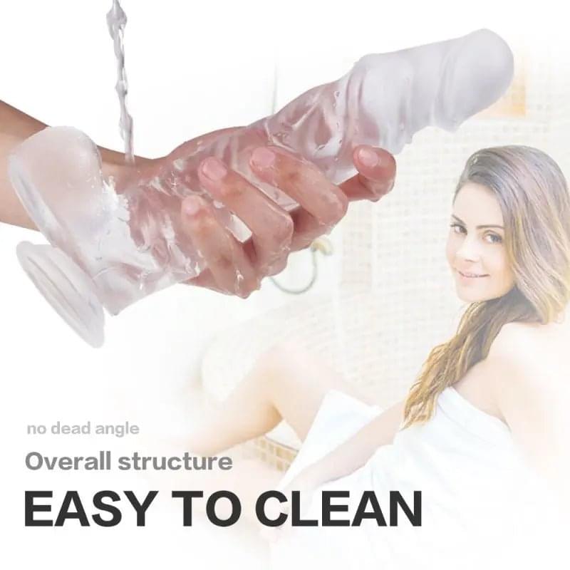 Kennard Dong w Balls Clear L S-Hande Discreet Intimate Essentials.