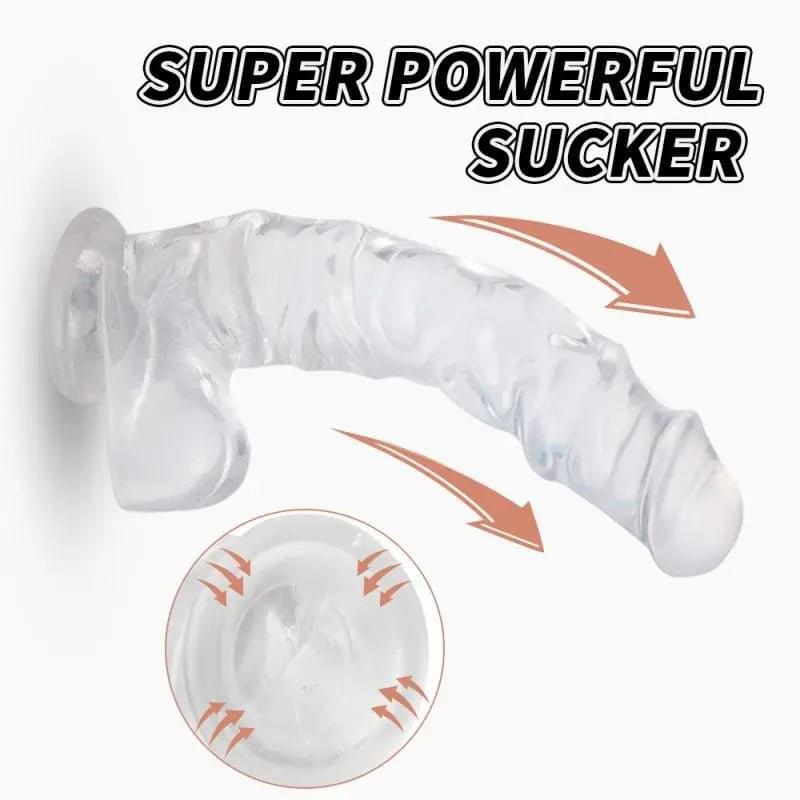 Kennard Dong w Balls Clear L S-Hande Discreet Intimate Essentials.