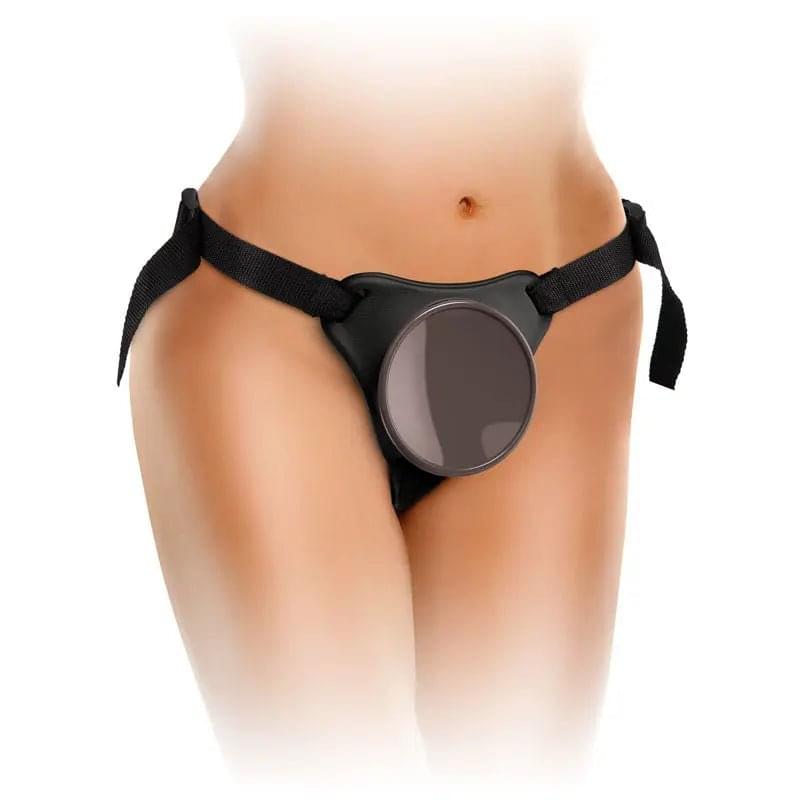 King Cock Elite Ultimate Vibrating Silicone Body Dock Kit - Body Dock Strap-On Harness with 17.8 cm Vibrating Dong & Vibrating Balls Pipedream Discreet Intimate Essentials.