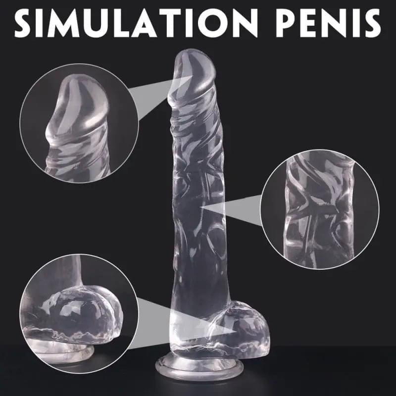 King Kong Dong w Balls Black XXL S-Hande Discreet Intimate Essentials.