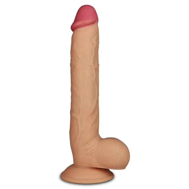 King Size 10'' Realistic Dildo -  25 cm Dong Lovetoy Discreet Intimate Essentials.