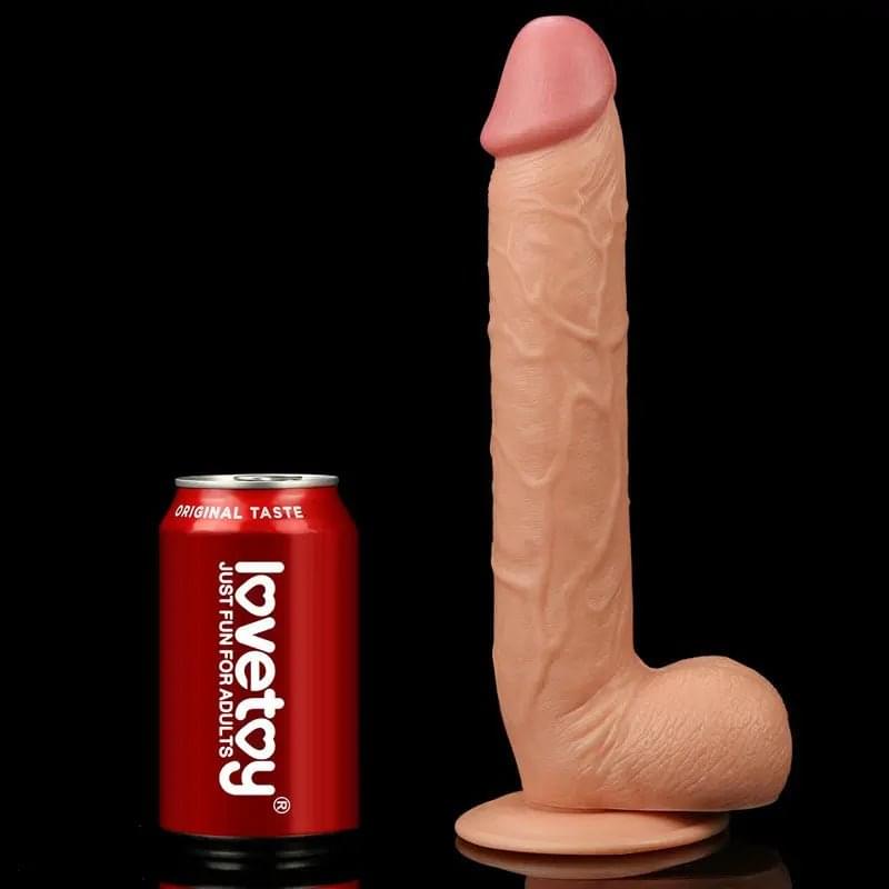 King Size 10'' Realistic Dildo -  25 cm Dong Lovetoy Discreet Intimate Essentials.