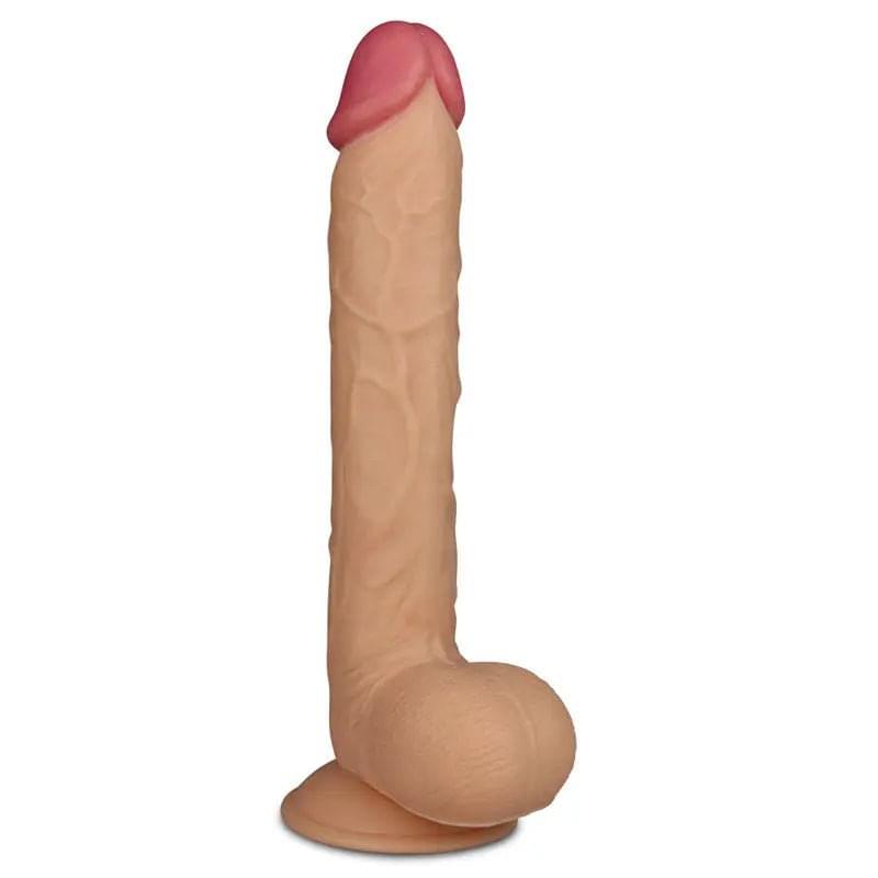 King Size 10'' Realistic Dildo -  25 cm Dong Lovetoy Discreet Intimate Essentials.