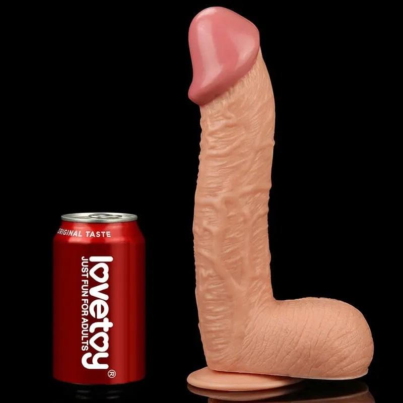 King Size 10.5'' Realistic Dildo -  26.7 cm Dong Lovetoy Discreet Intimate Essentials.