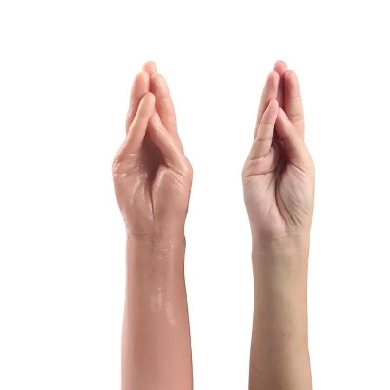 King Sized 13.5'' Realistic Magic Hand -  36 cm Hand Dildo Lovetoy Discreet Intimate Essentials.
