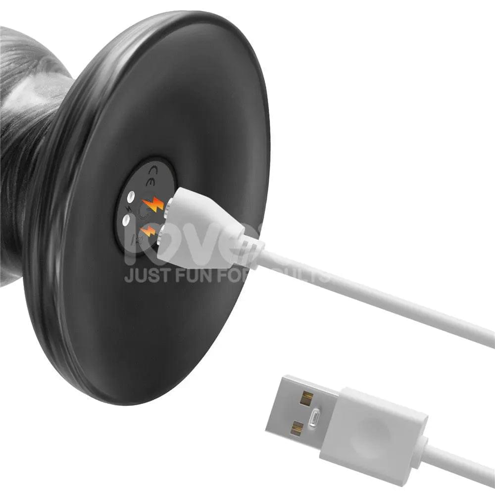 King Sized Vibrating Vibrax Slider - Grey 32.3 cm (12.5'') USB Rechargeable Vibrating Dildo Lovetoy Discreet Intimate Essentials.