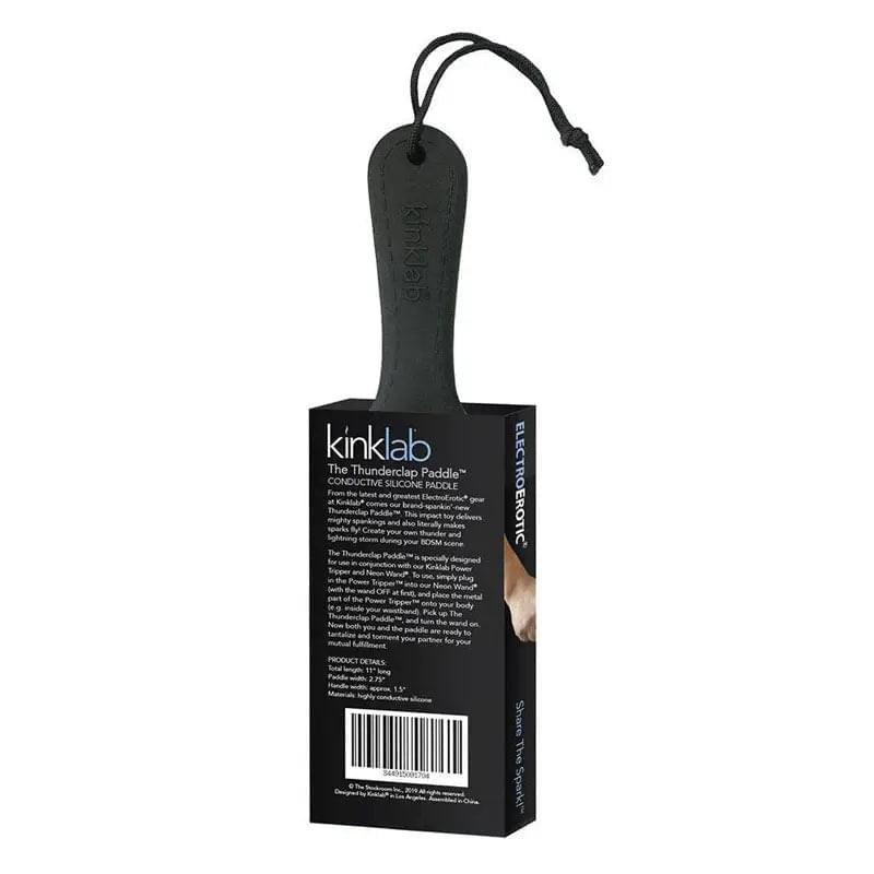 KinkLab The Thunderclap Paddle - E-Stim Accessory for Kinklab Power Tripper Stockroom Discreet Intimate Essentials.