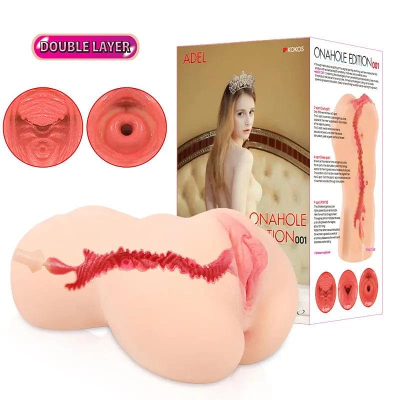 Kokos Adel Onahole 001 -  Dual Layer Vagina Stroker Kokos Discreet Intimate Essentials.