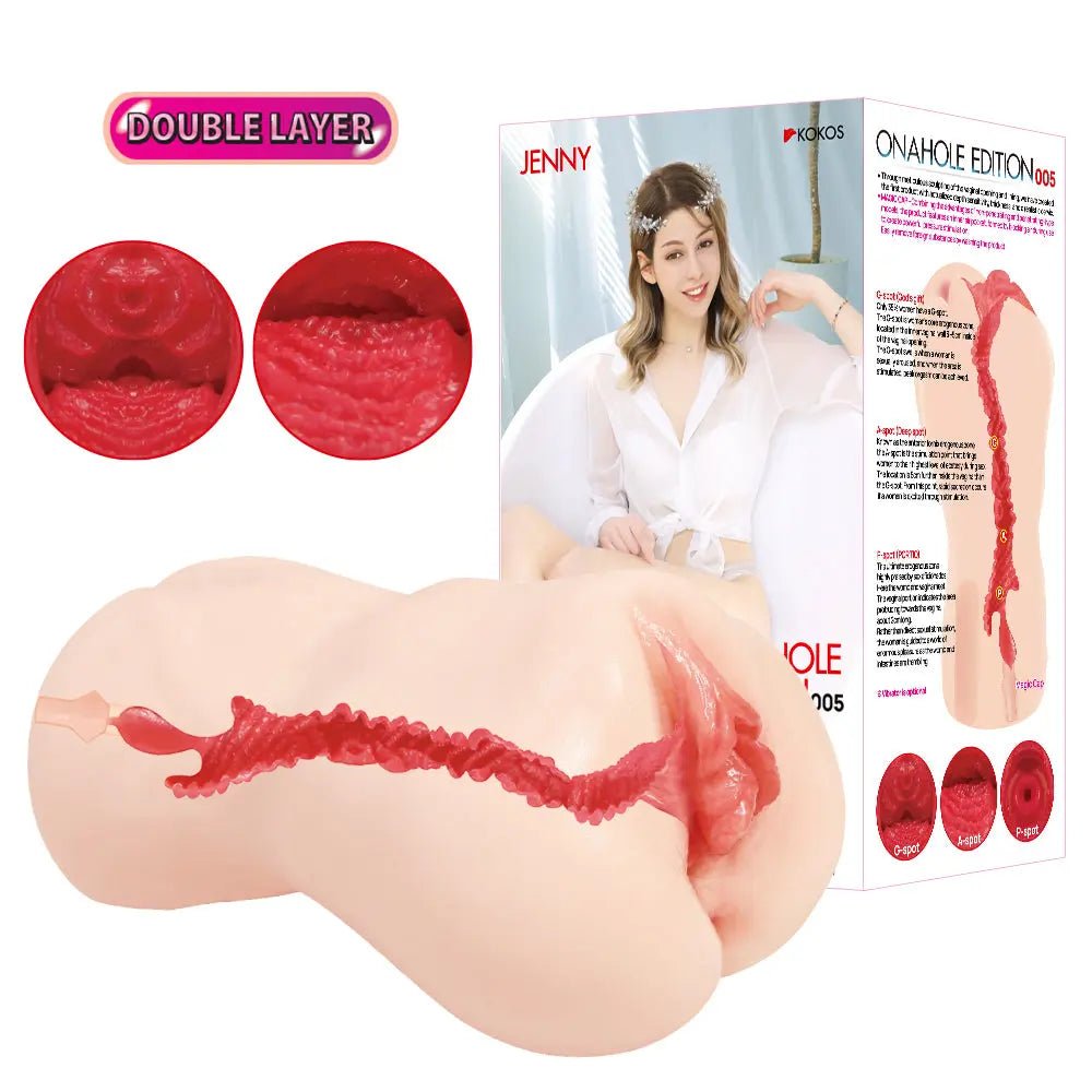 Shop affordable quality Kokos Jenny Onahole 005 - Dual Layer Vagina Stroker - Discreet Intimate Essentials - MASTURBATORS - Kokos