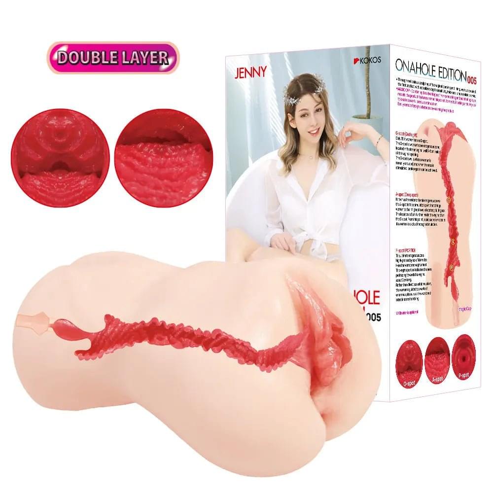 Kokos Jenny Onahole 005 -  Dual Layer Vagina Stroker Kokos Discreet Intimate Essentials.