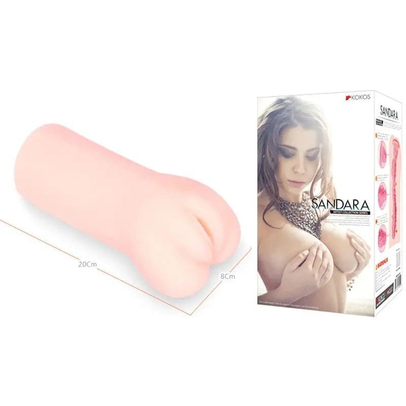 Kokos Sandara -  Dual Layer Vagina Stroker Kokos Discreet Intimate Essentials.
