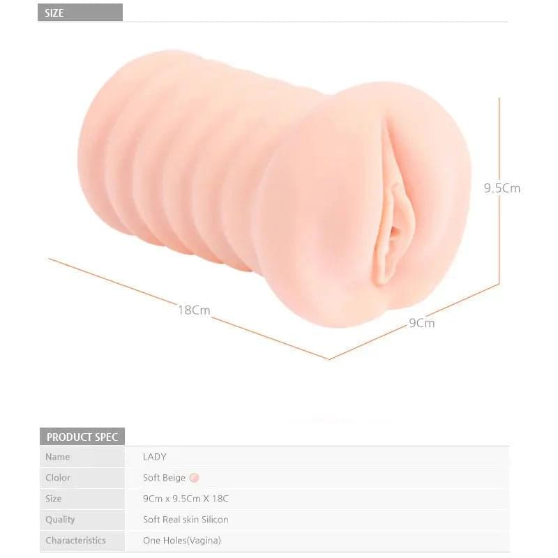 Kokos Three Sisters - Lady -  Vagina Stroker Kokos Discreet Intimate Essentials.