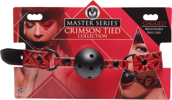 Crimson Tied Breathable Ball Gag