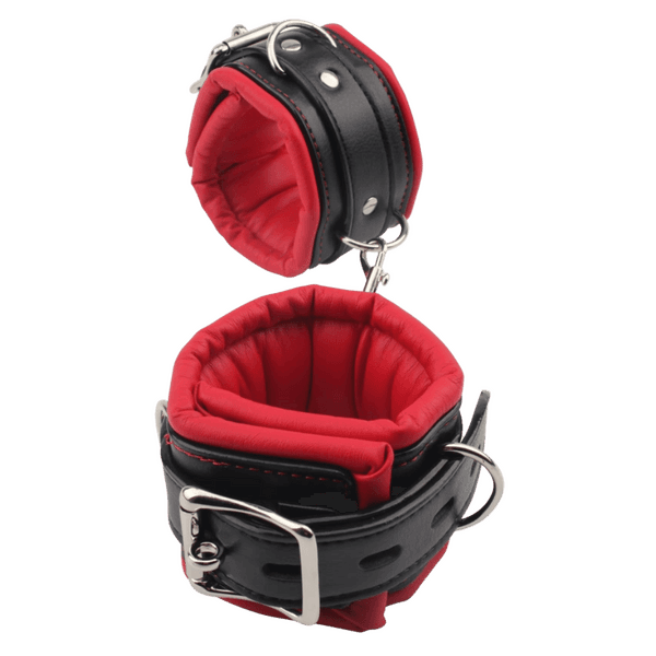 Super Soft Ankle Cuffs (Red/Black)