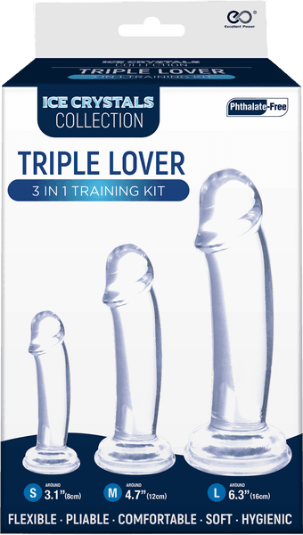 Triple Lover 3 In 1 Training Kit (Clear)