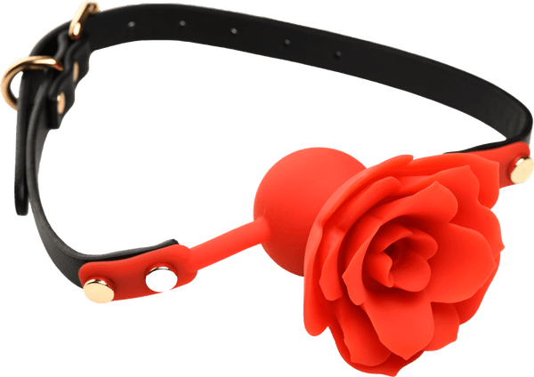 Blossom Gag Silicone Rose Gag