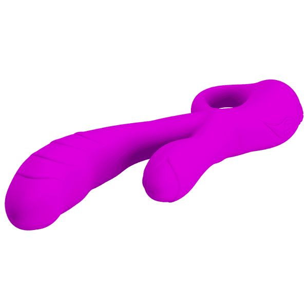 Silicone Powerful Vibrator - Budding (Purple)