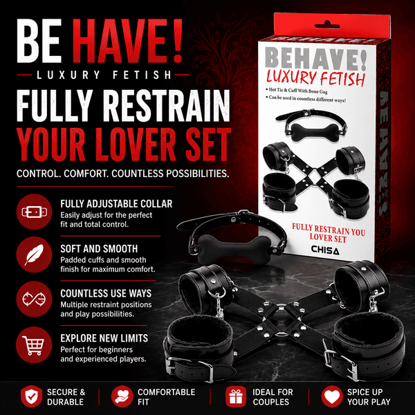Fully Restrain You Lover Set (Black)