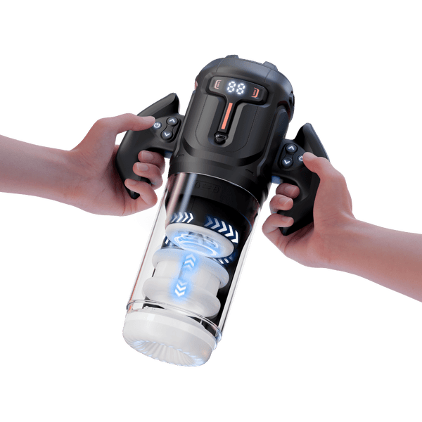 Turbo - Thrusting & Rotating Male Masturbator (Black)